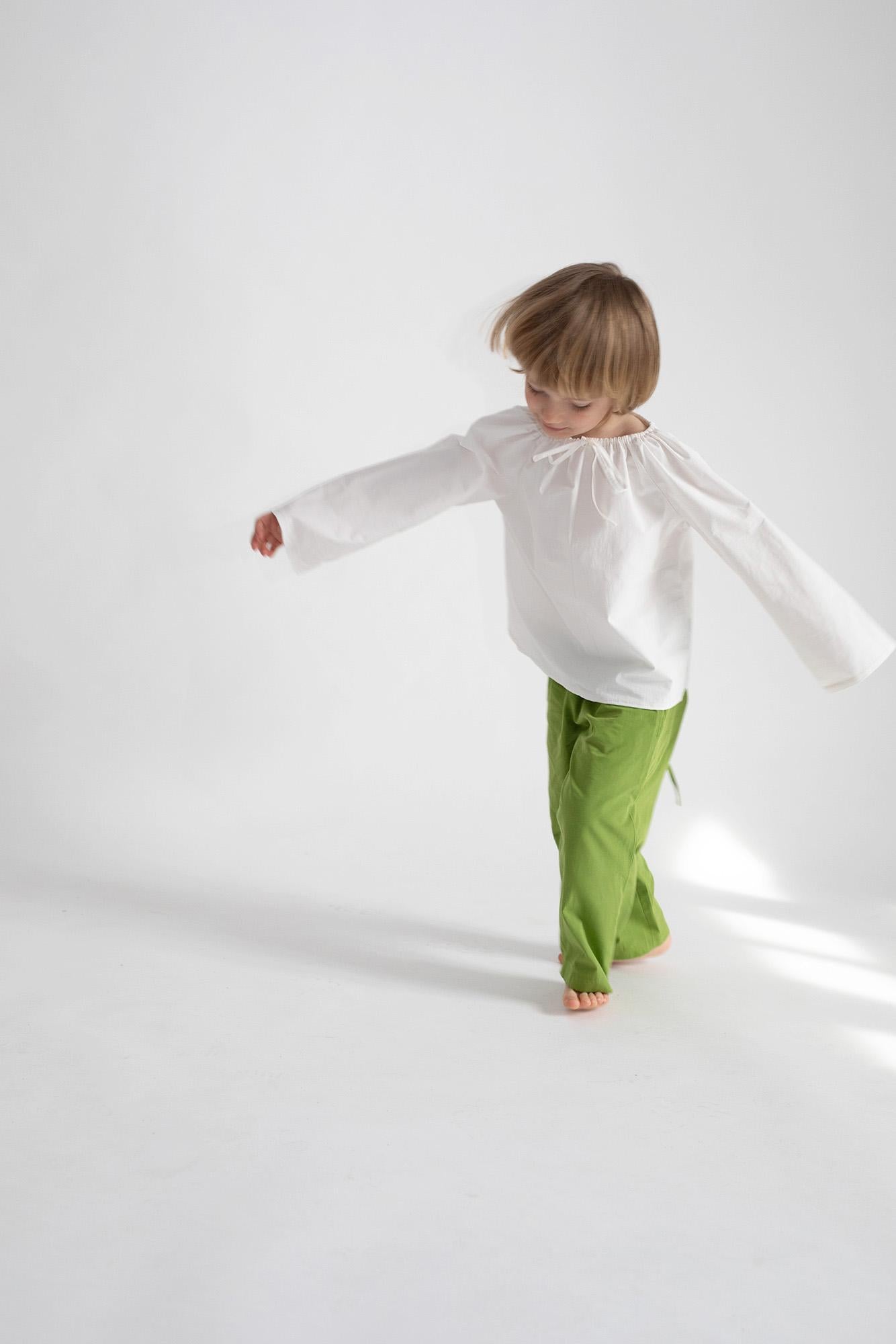 Luca Bukser i bomull – justerbar snor