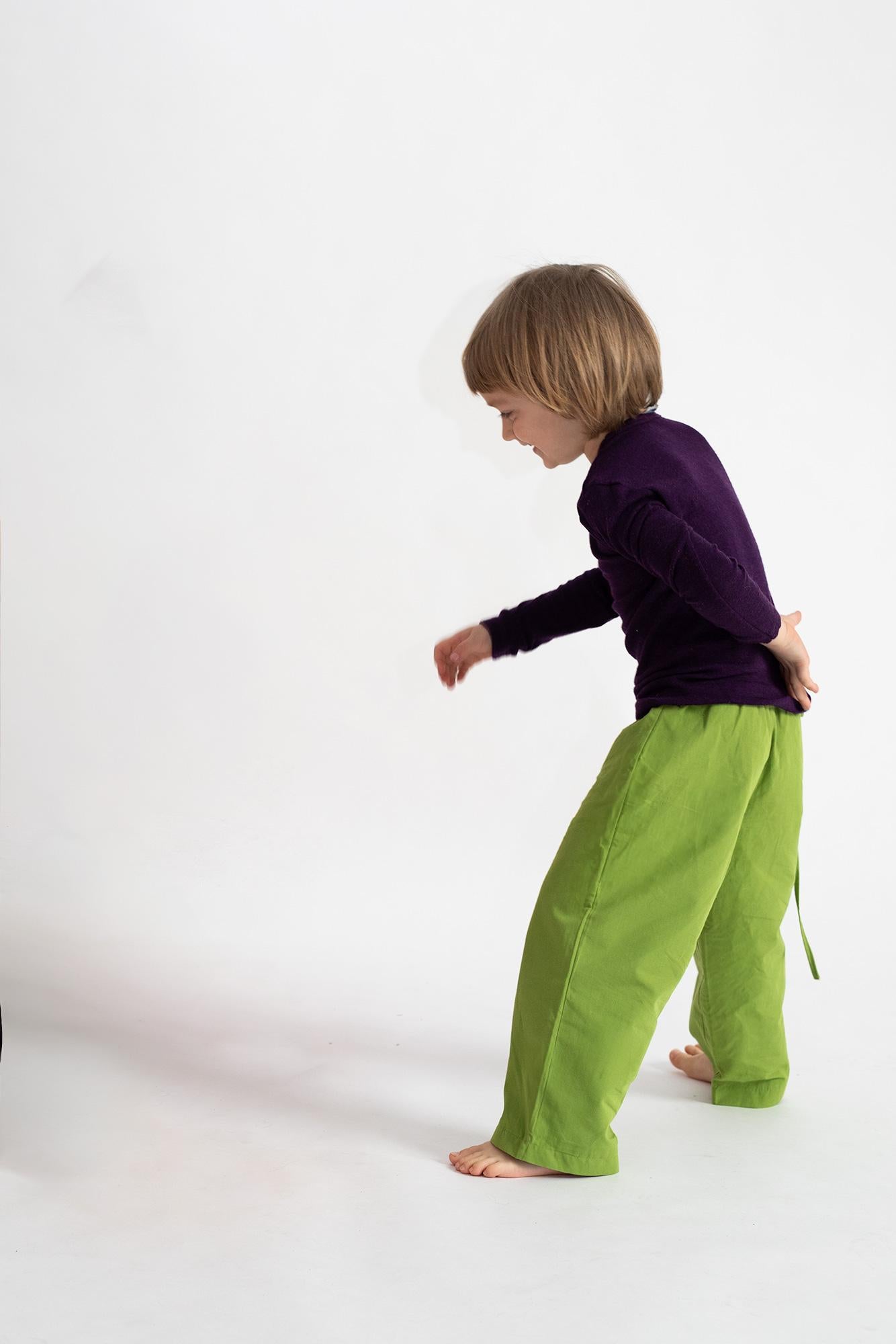 Luca Bukser i bomull – justerbar snor