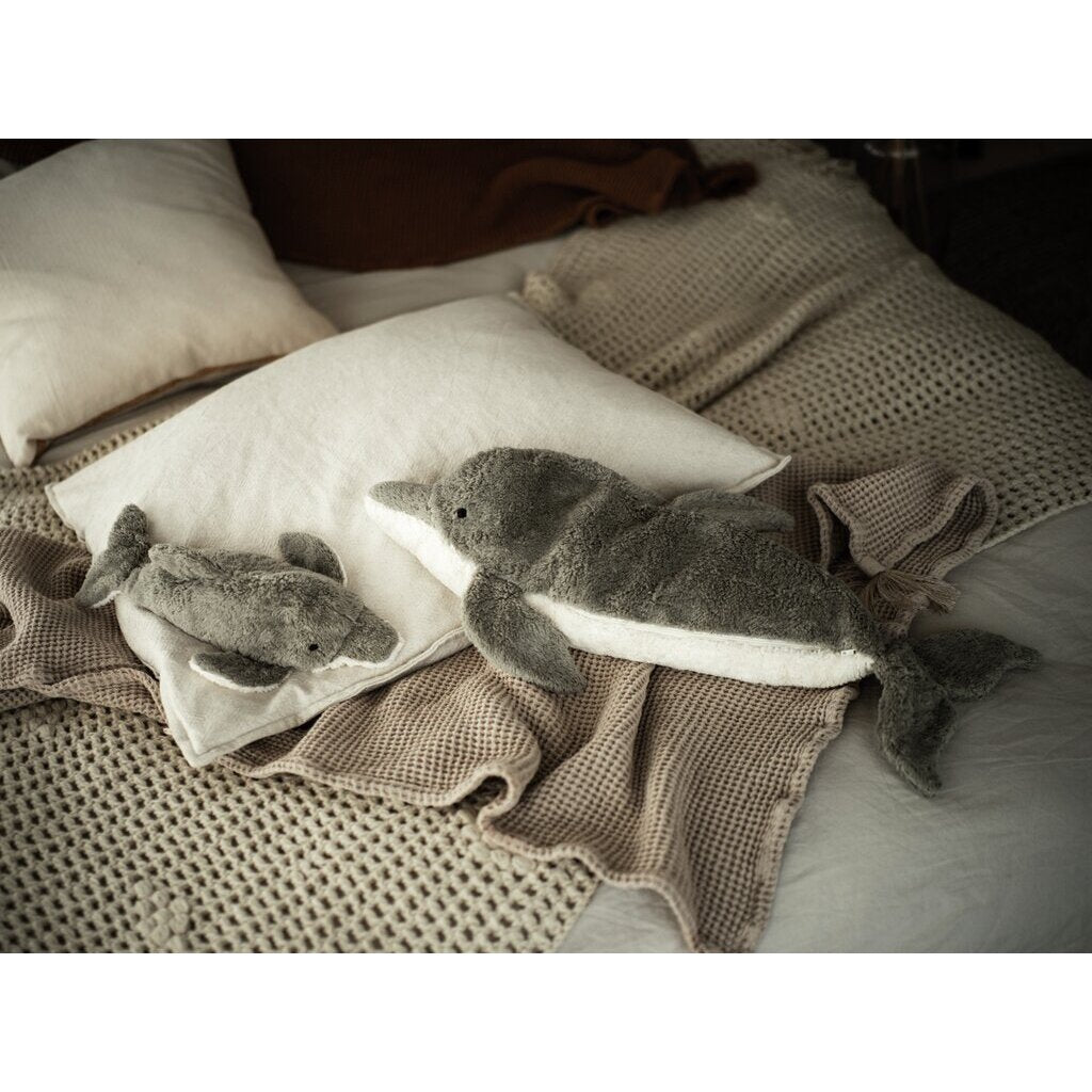 Delfin med varme/kjølepute - liten