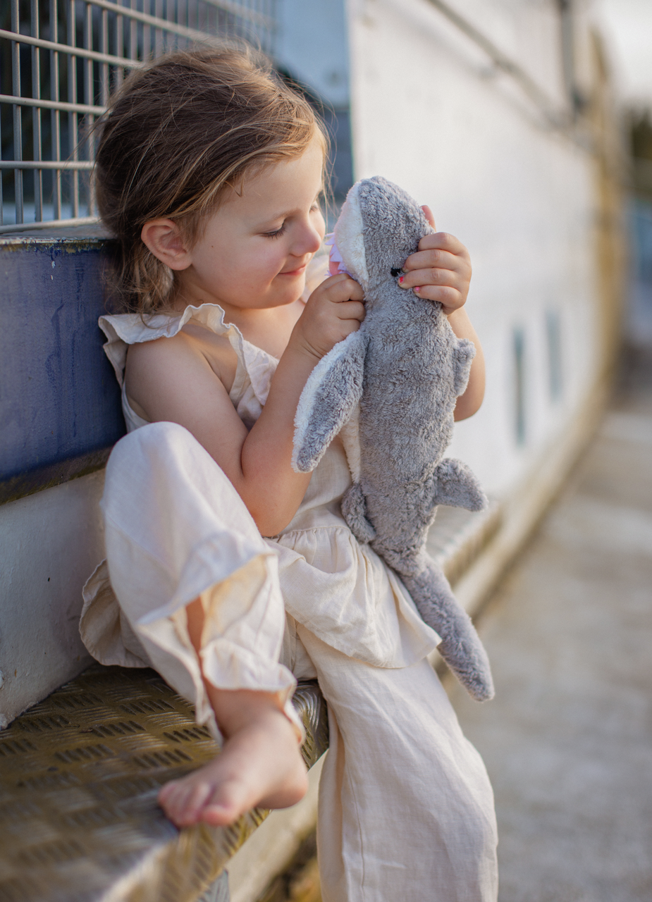 Hai med varme/kjølepute - liten