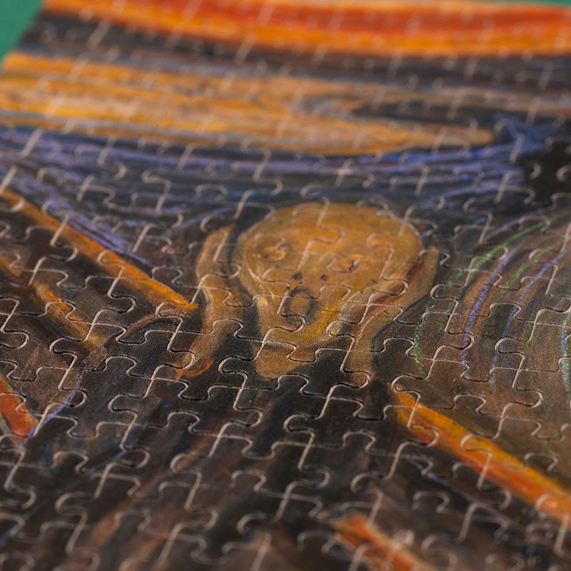 Zoom puslespill - Scream