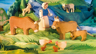 Alp Cow eating - trefigur