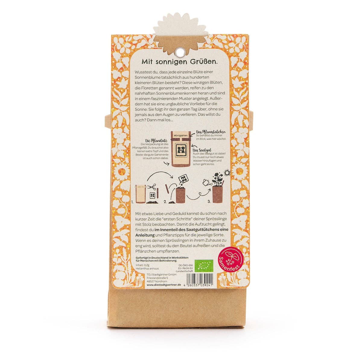 Mini hage - solsikke