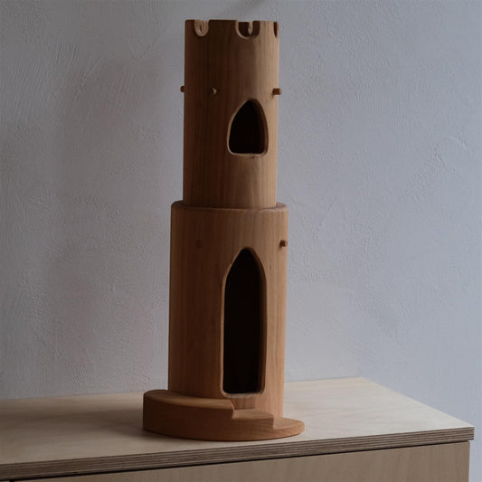 Round tower (2 pcs) with stairs - borgdel
