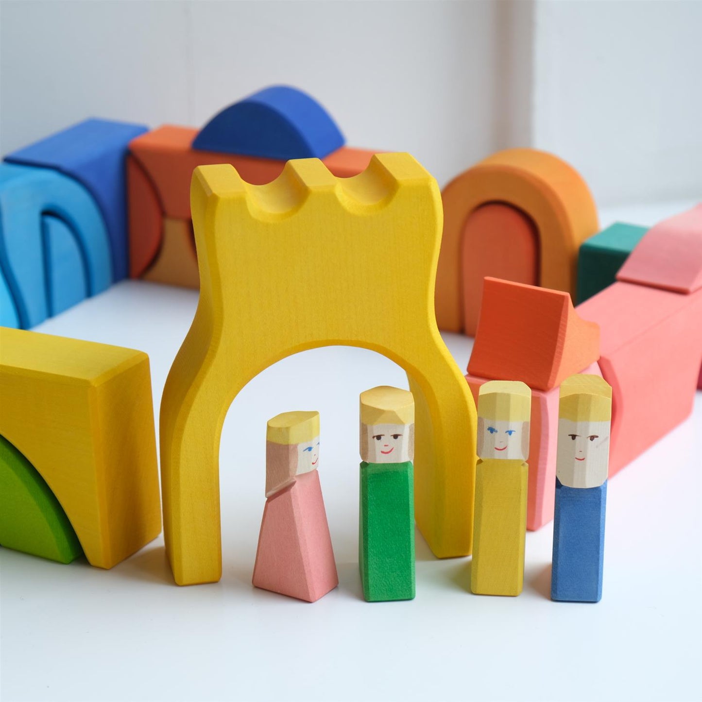 Rainbow castle set - klossesett