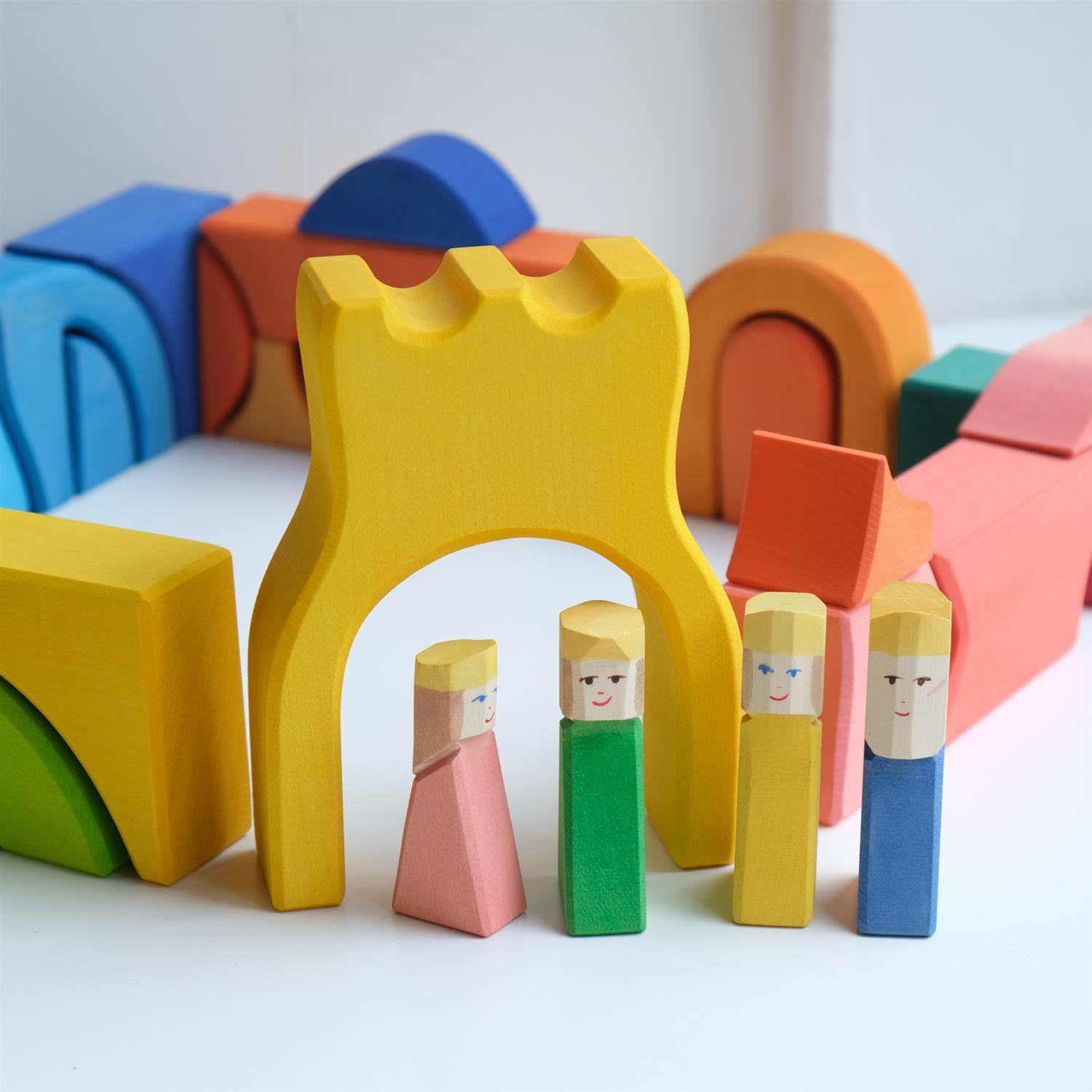 Rainbow castle set - klossesett