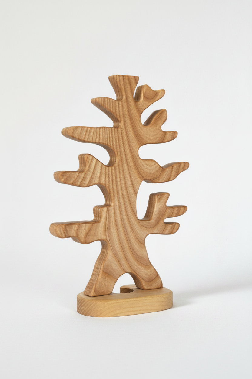 Bird tree with support