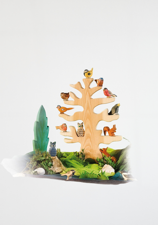 Bird tree with support - trefigur