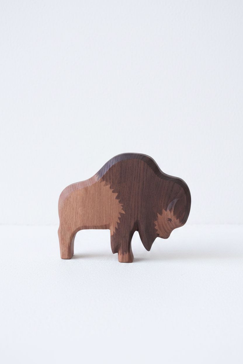 Bison – vertikalt sentrert