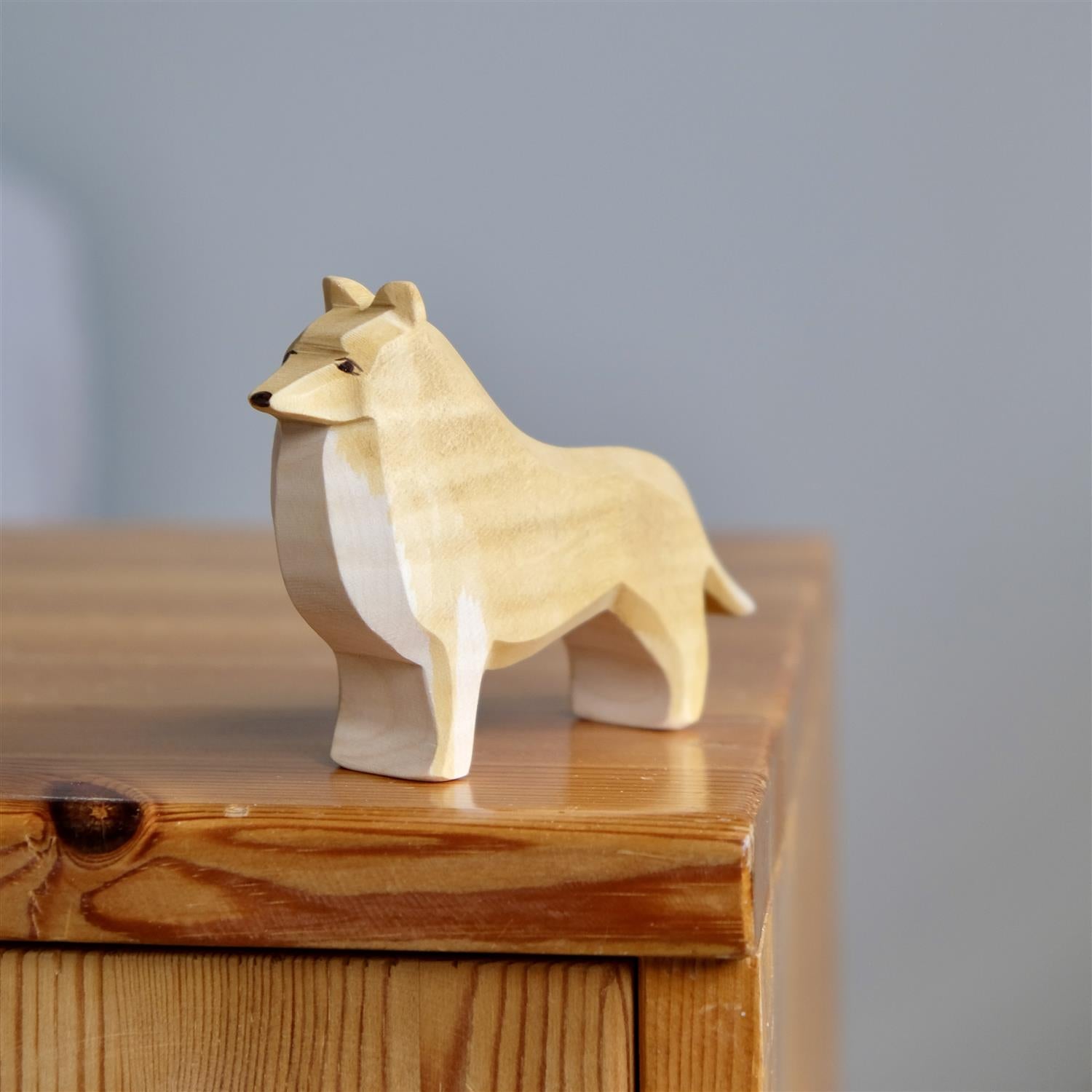 Collie dog - trefigur