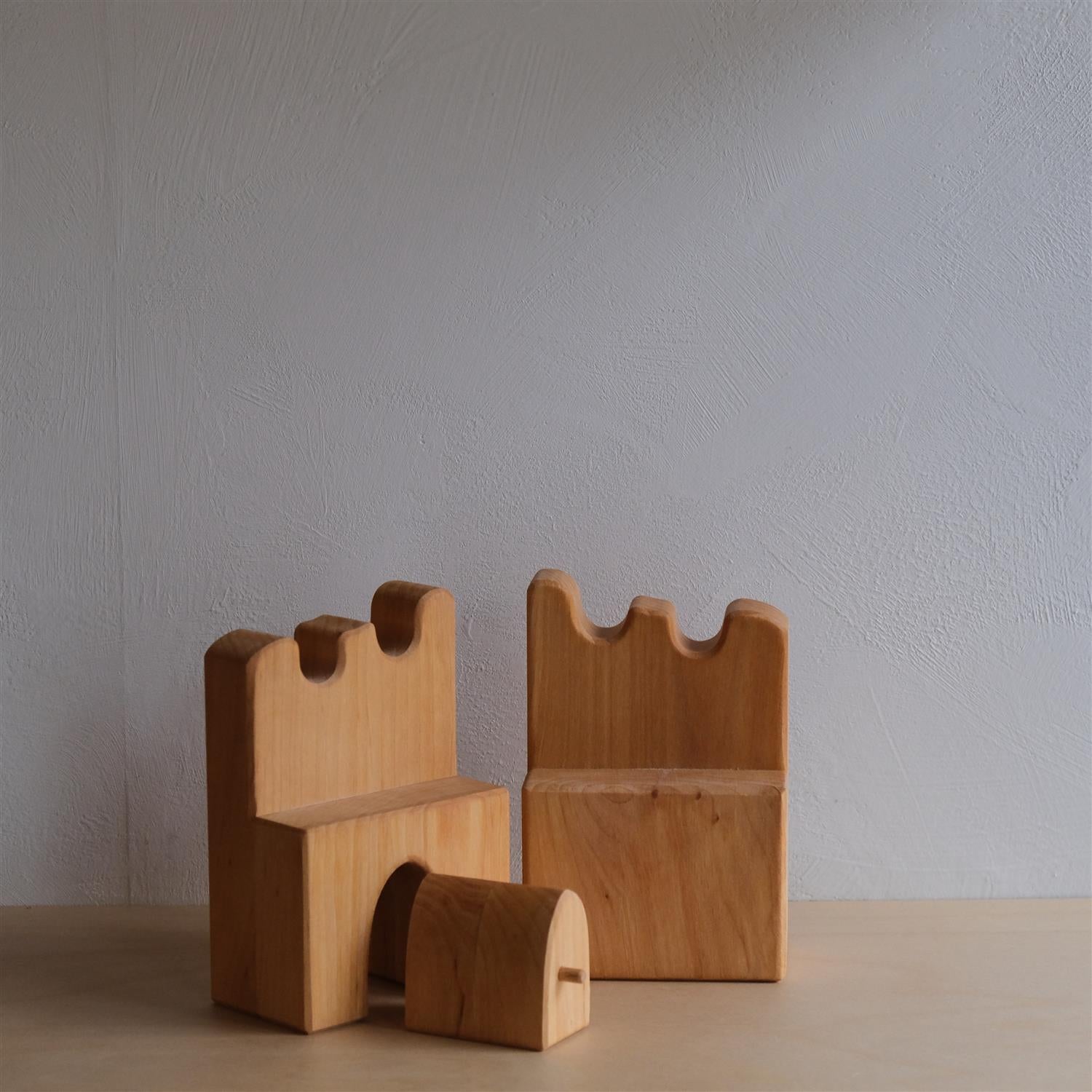 Two parapets with 1 portal - borgdel