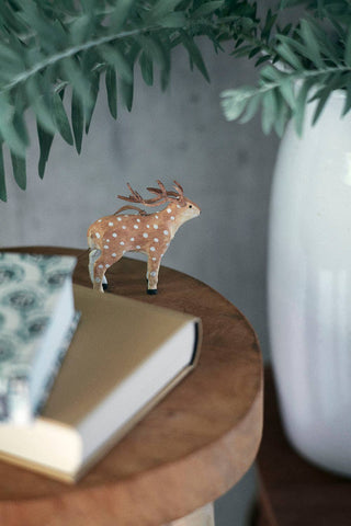 Reinsdyr - Pappmasjé juletrepynt