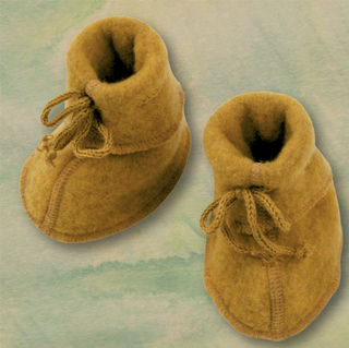 Fleece booties - 3-9 mnd