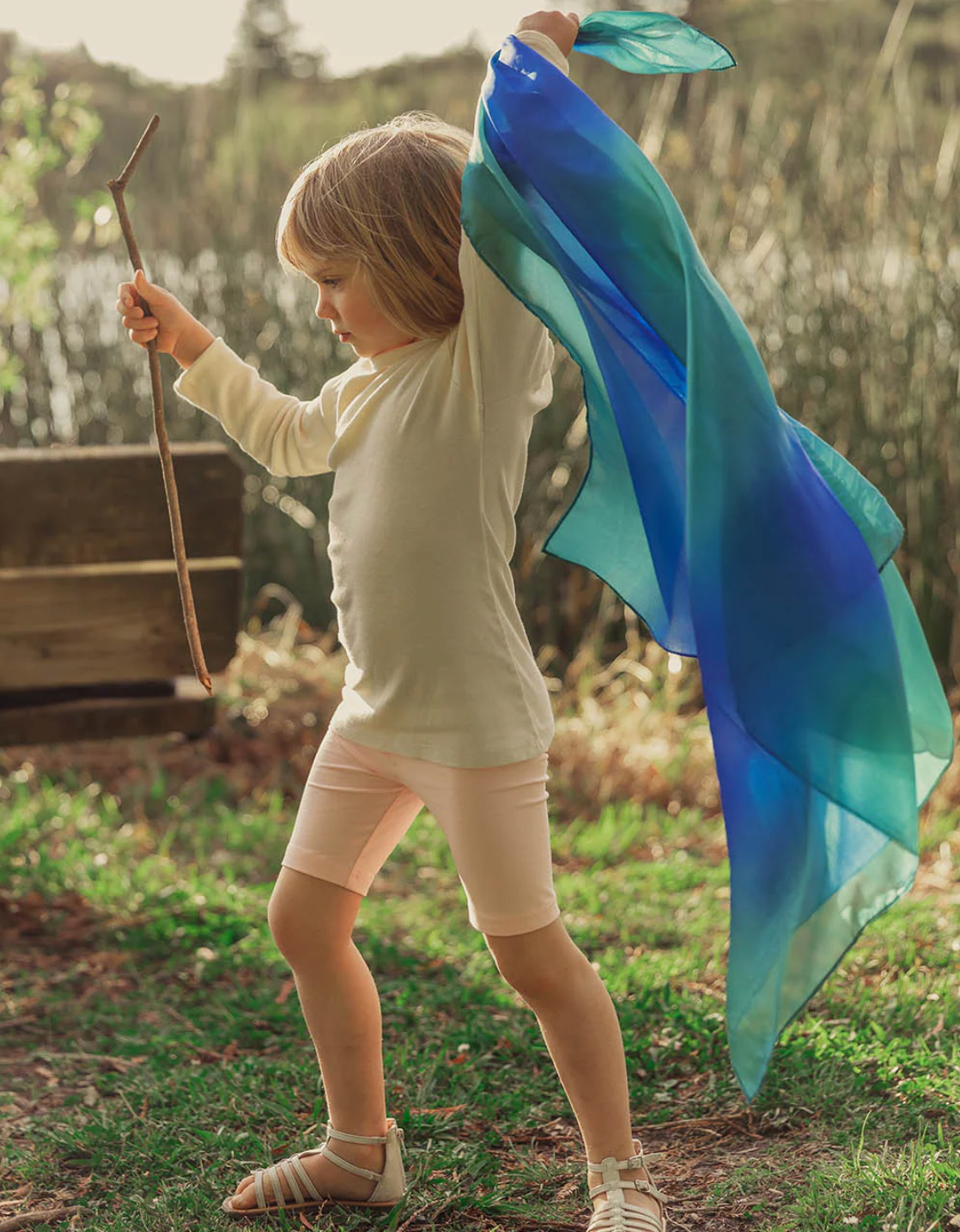 Medium lekesilke - earth - 88cm