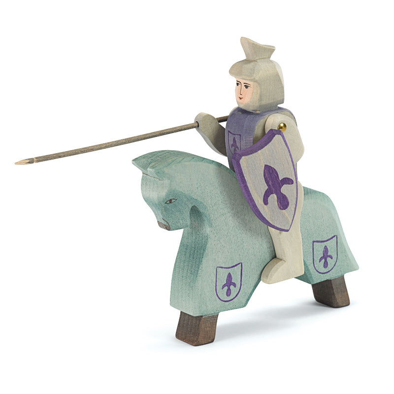 Horse for knight blue - trefigur