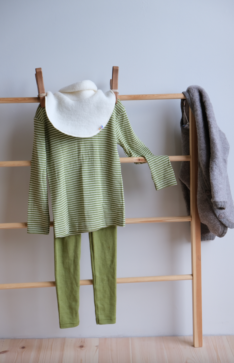 Leggings til barn - ull/silke - 13 fargevalg