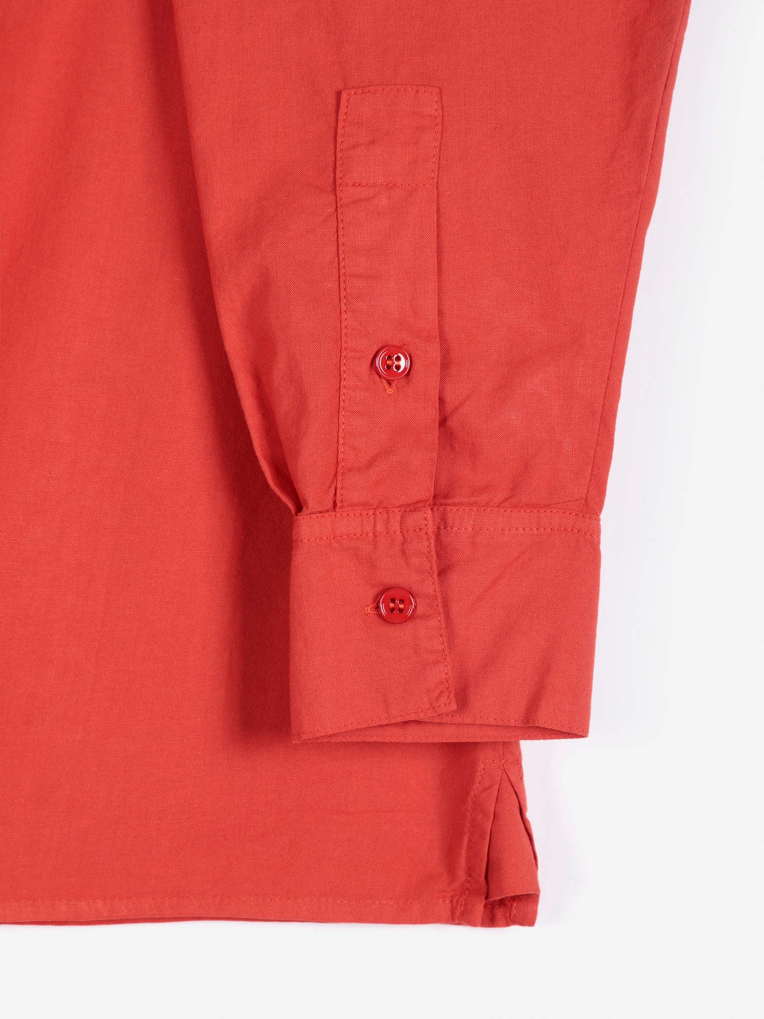 Vibrant Flower Embroidery Poplin Shirt