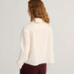 Pleated Twill Wide-Leg Pants