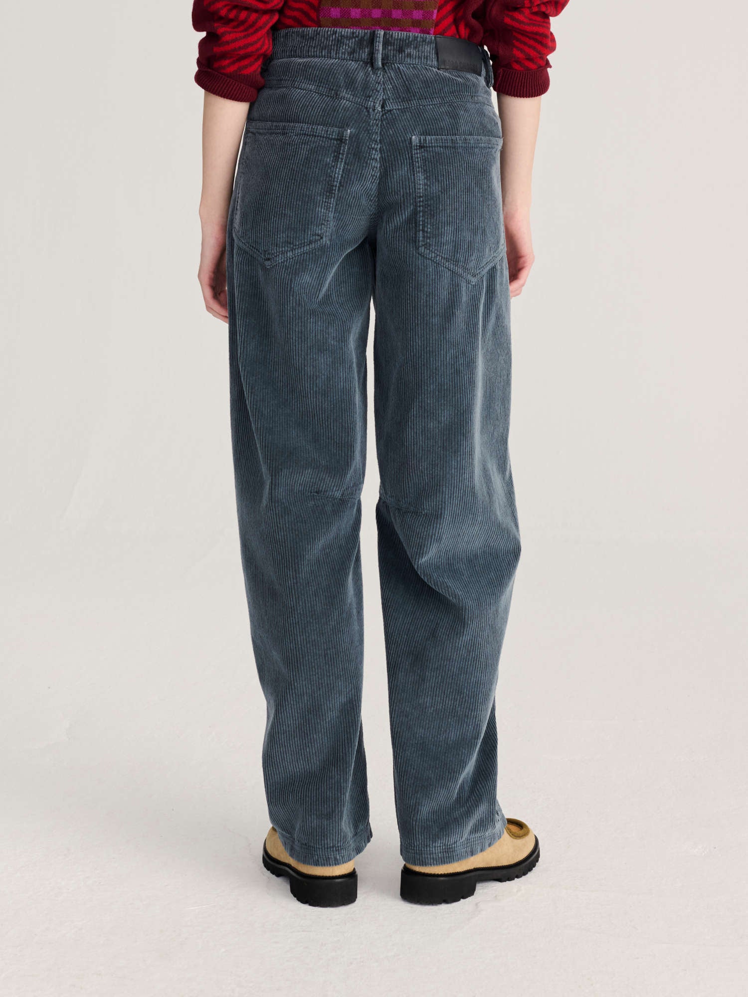 Corduroy Barrel Trousers