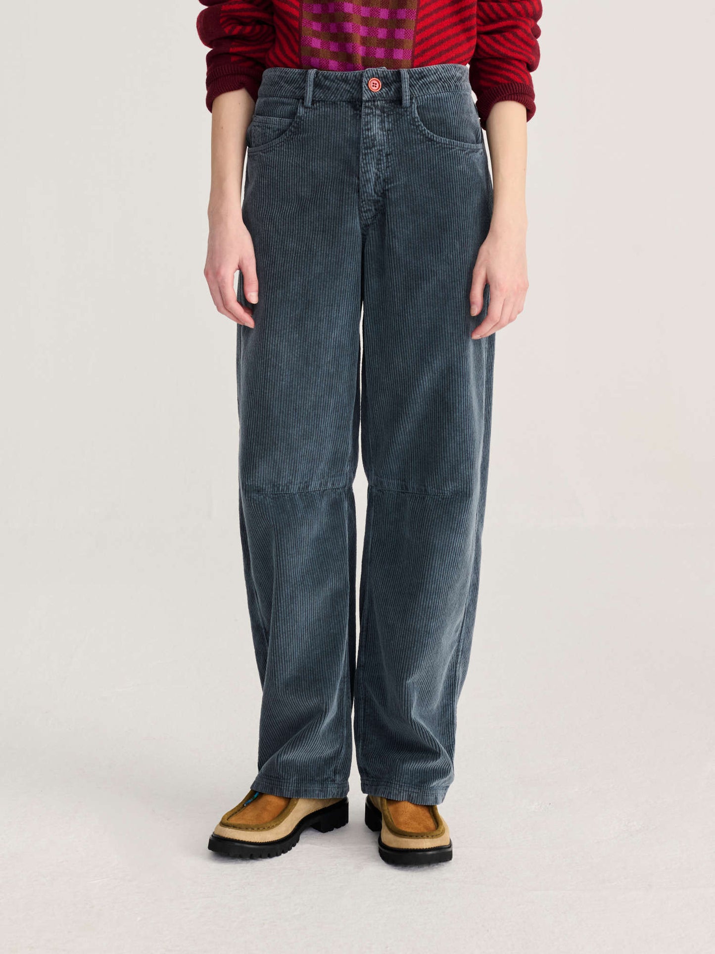 Corduroy Barrel Trousers