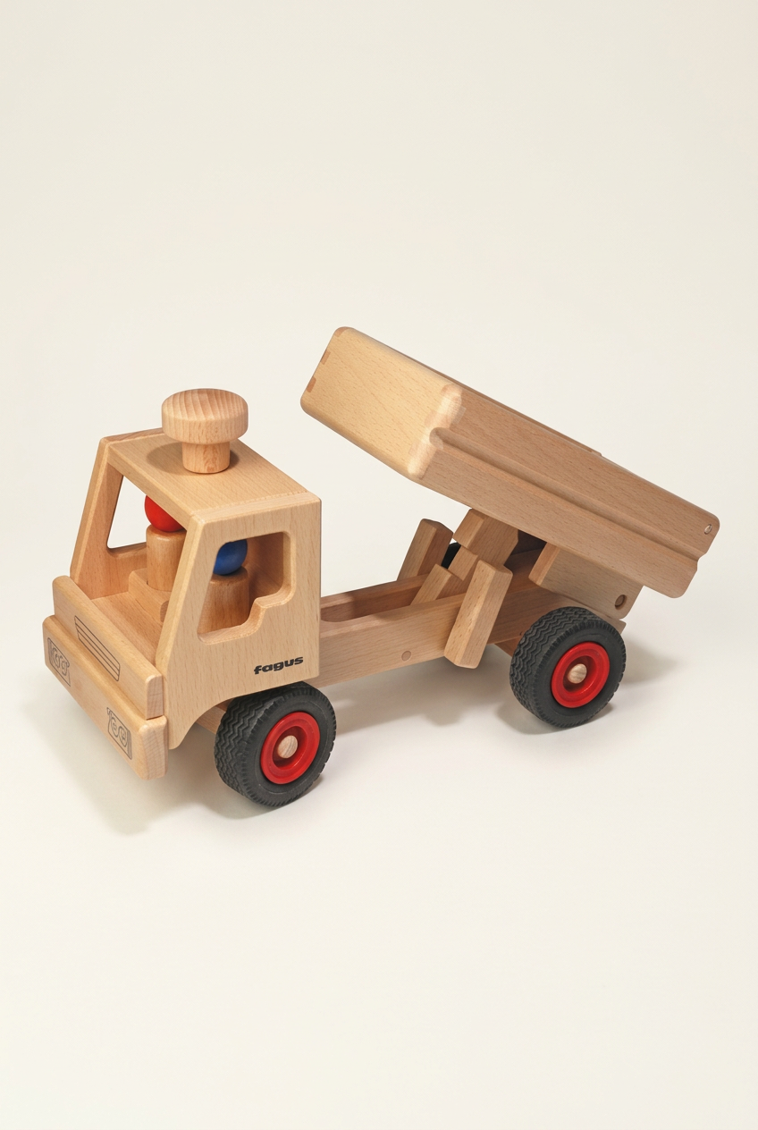 Dumper med hevet lasteplan