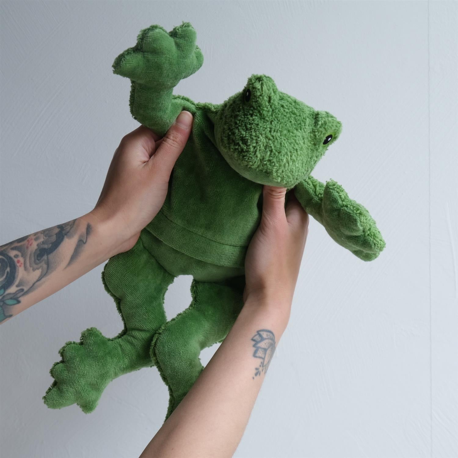 Frosk med varme/kjølepute - liten