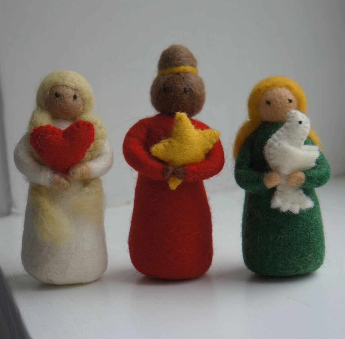 Julejente med hjerte