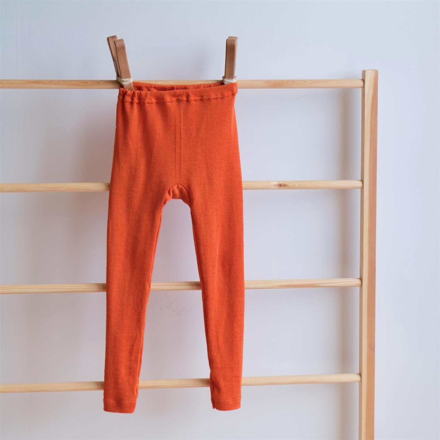 Leggings til barn - ull/silke - 13 fargevalg