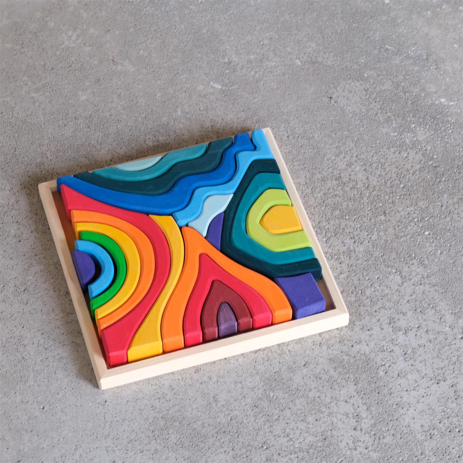 Fire elementer byggesett - liten