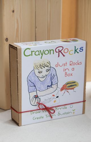 64 stk - Crayon Rocks i økologisk soyavoks