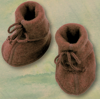 Fleece booties - 3-9 mnd