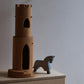 Round tower (2 pcs) with stairs - borgdel