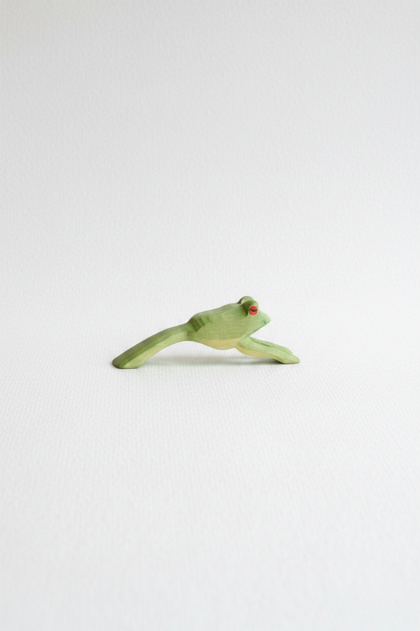 Frog jumping
