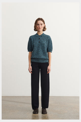 Bukser i merinoull - Dark navy - Voksen