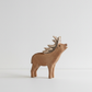 Red deer stag - trefigur
