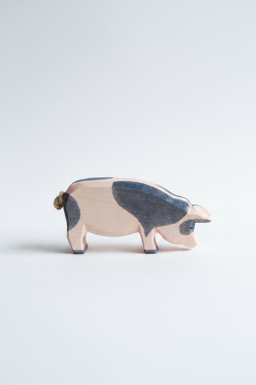 Pig spotted head low - trefigur