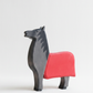 Horse black knight – studiobakgrunn
