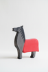 Horse black knight – studiobakgrunn