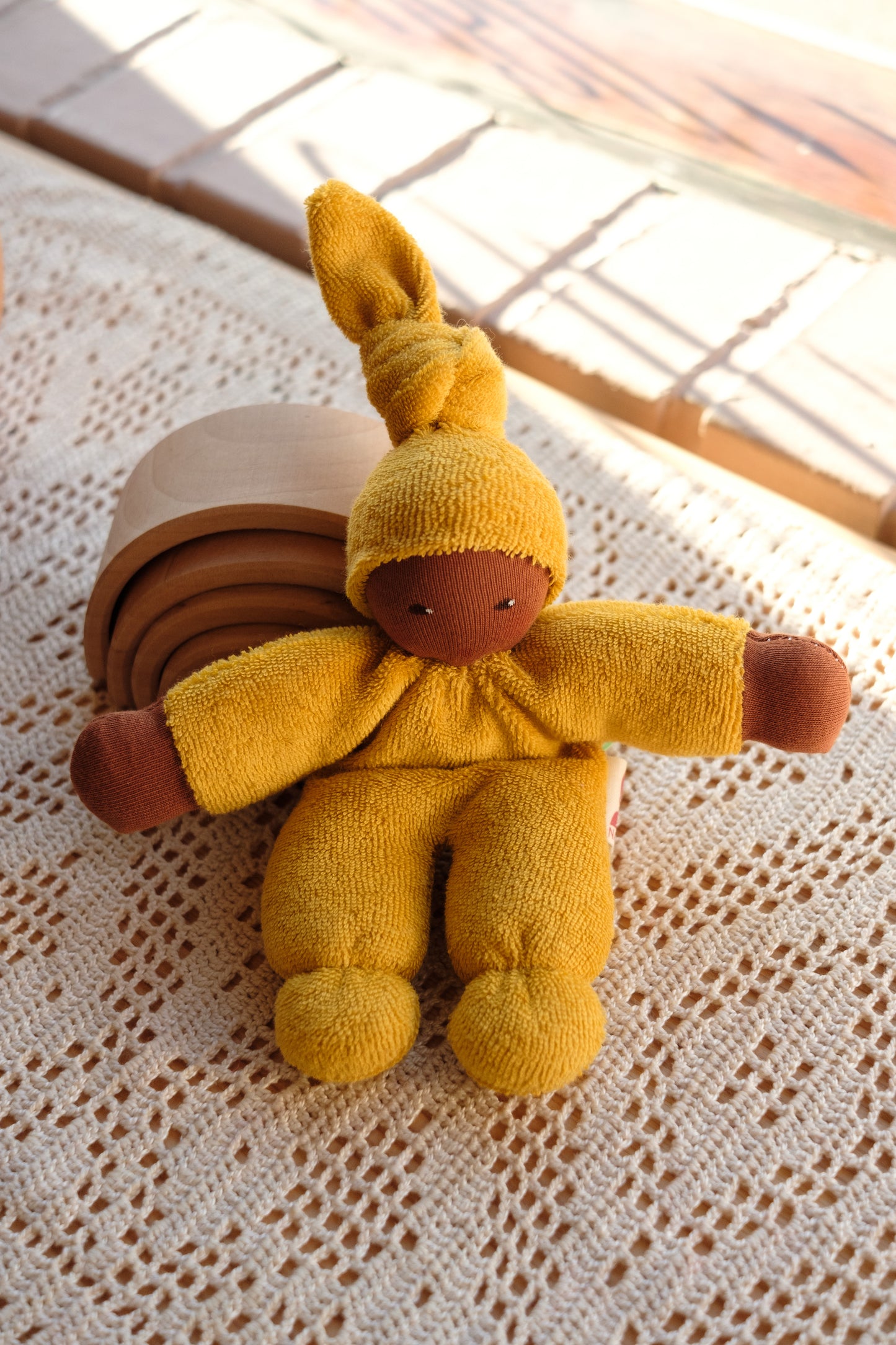 Pimpel gullgul - brun - 17cm