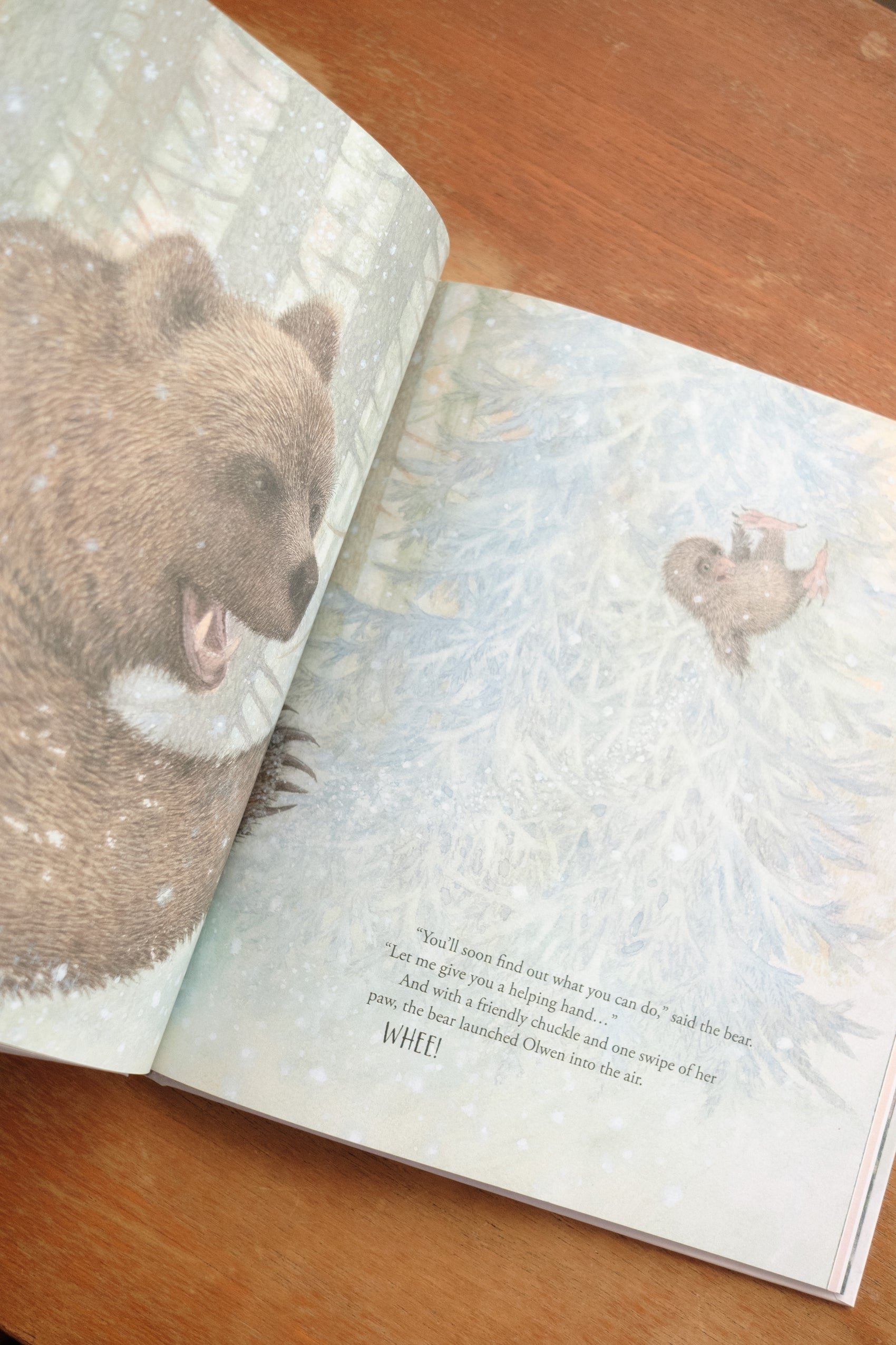 Olwen finds her wings