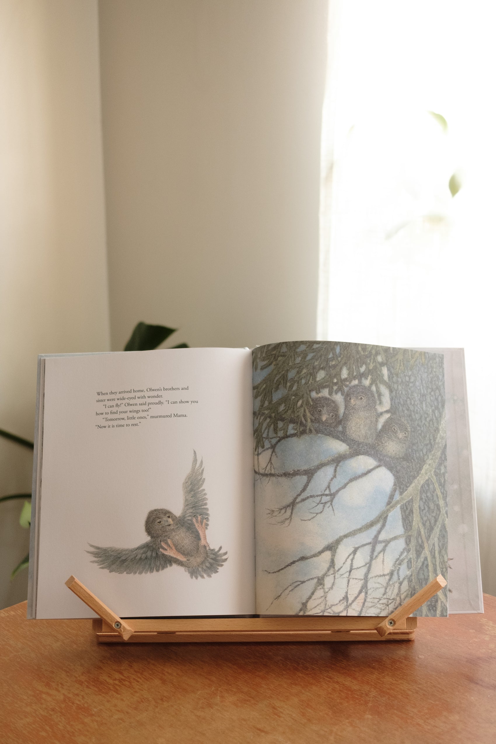 Olwen finds her wings