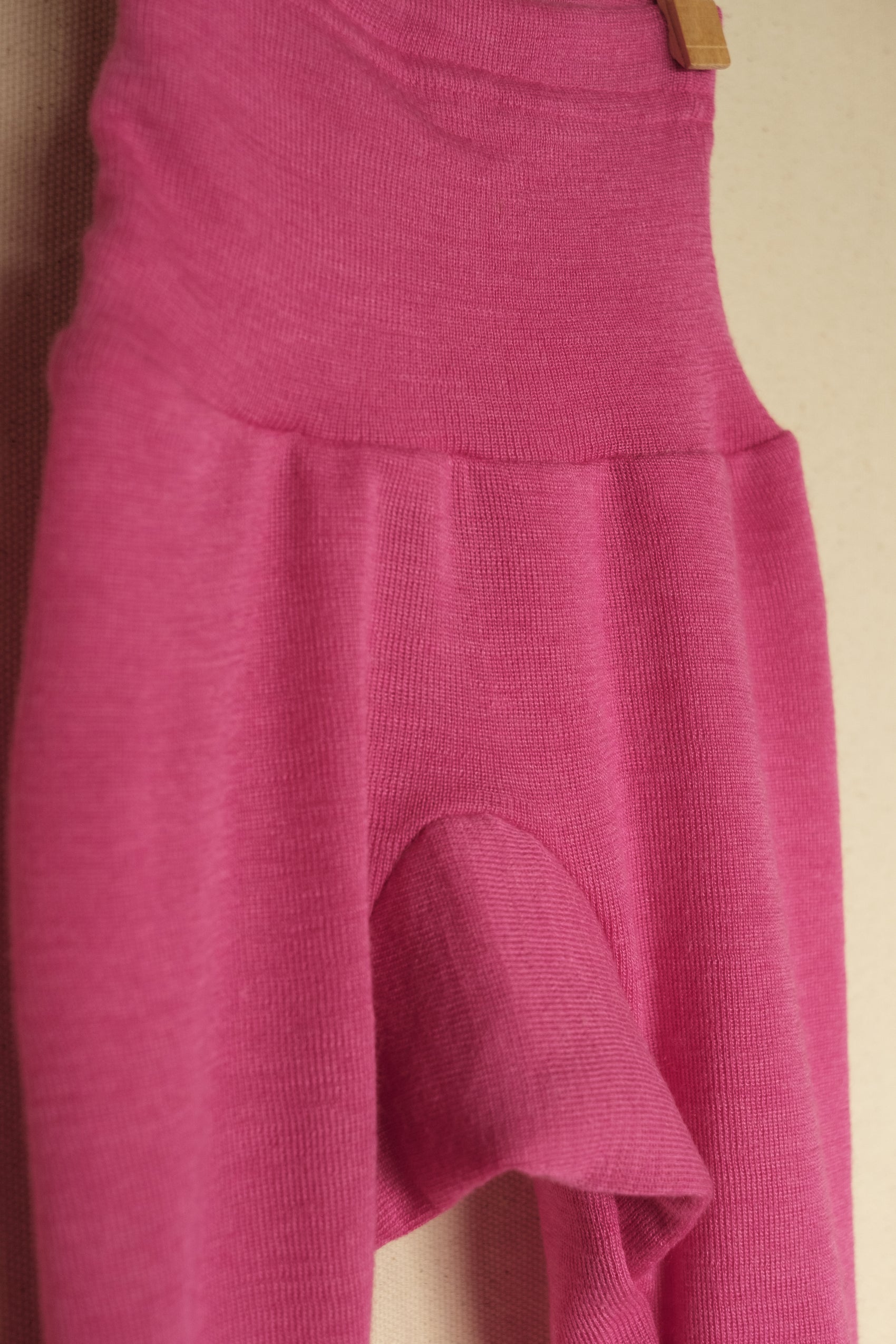 Bukse - høyt liv - ull/silke