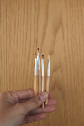 Pensler til ansiktsmaling - 5pk