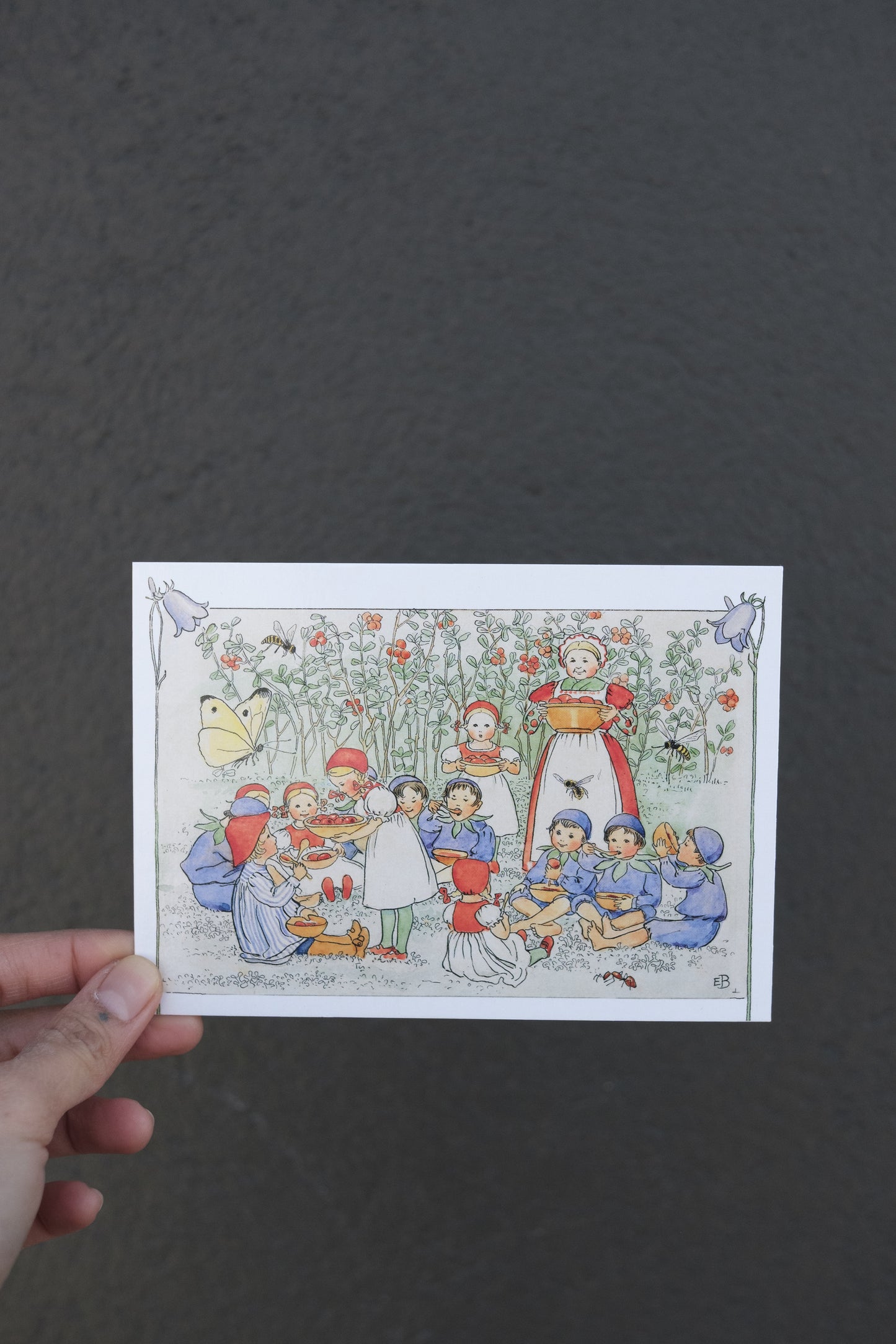 Mor tyttebærs fest - A6 kort