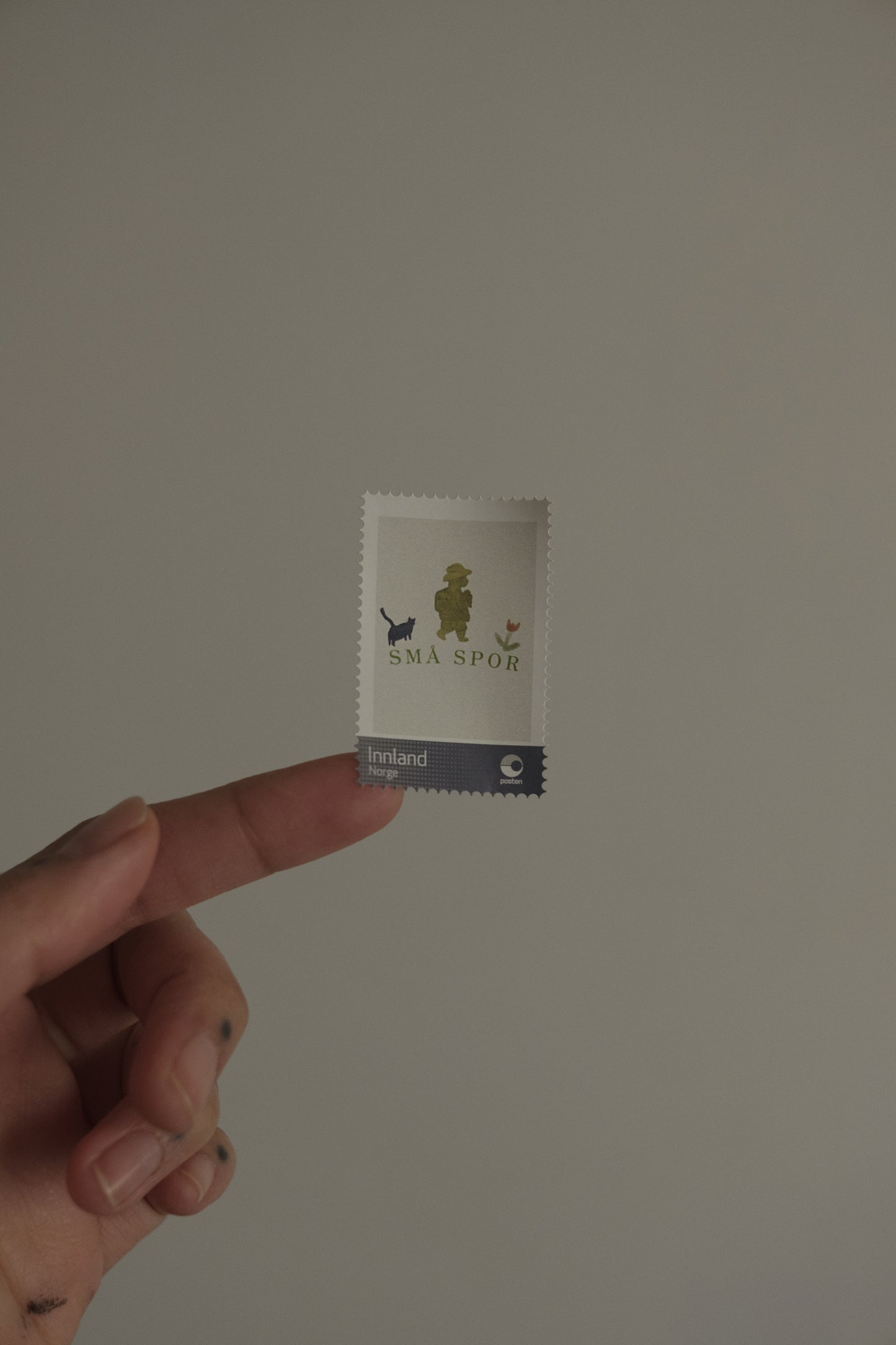 Små spor frimerke