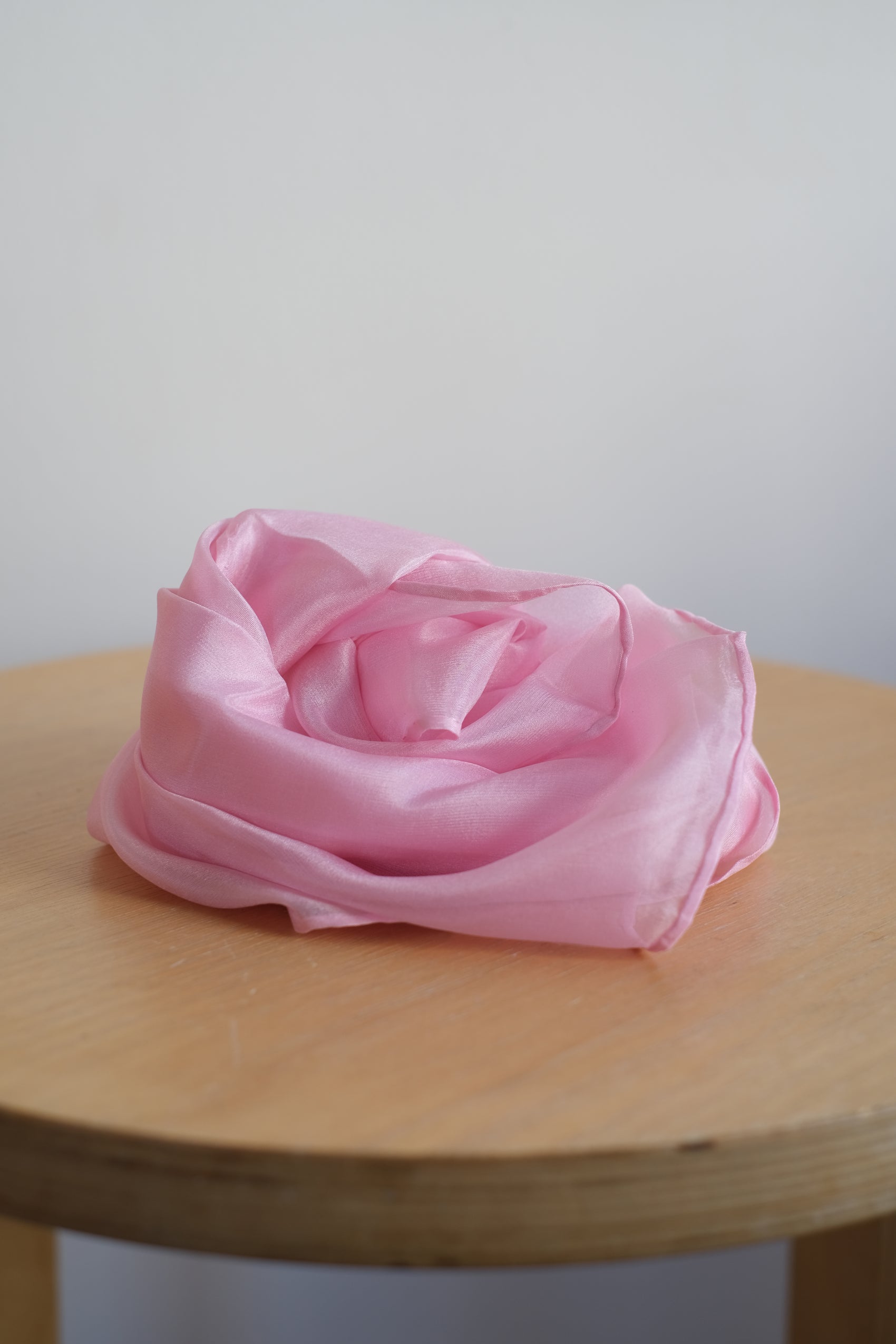 Lekesilke - 55x55cm - plantefarget lys rosa