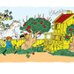 Pippi´s Villa Villekulla - plakat - A4