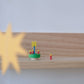 Adventskrans i fyrstikkeske