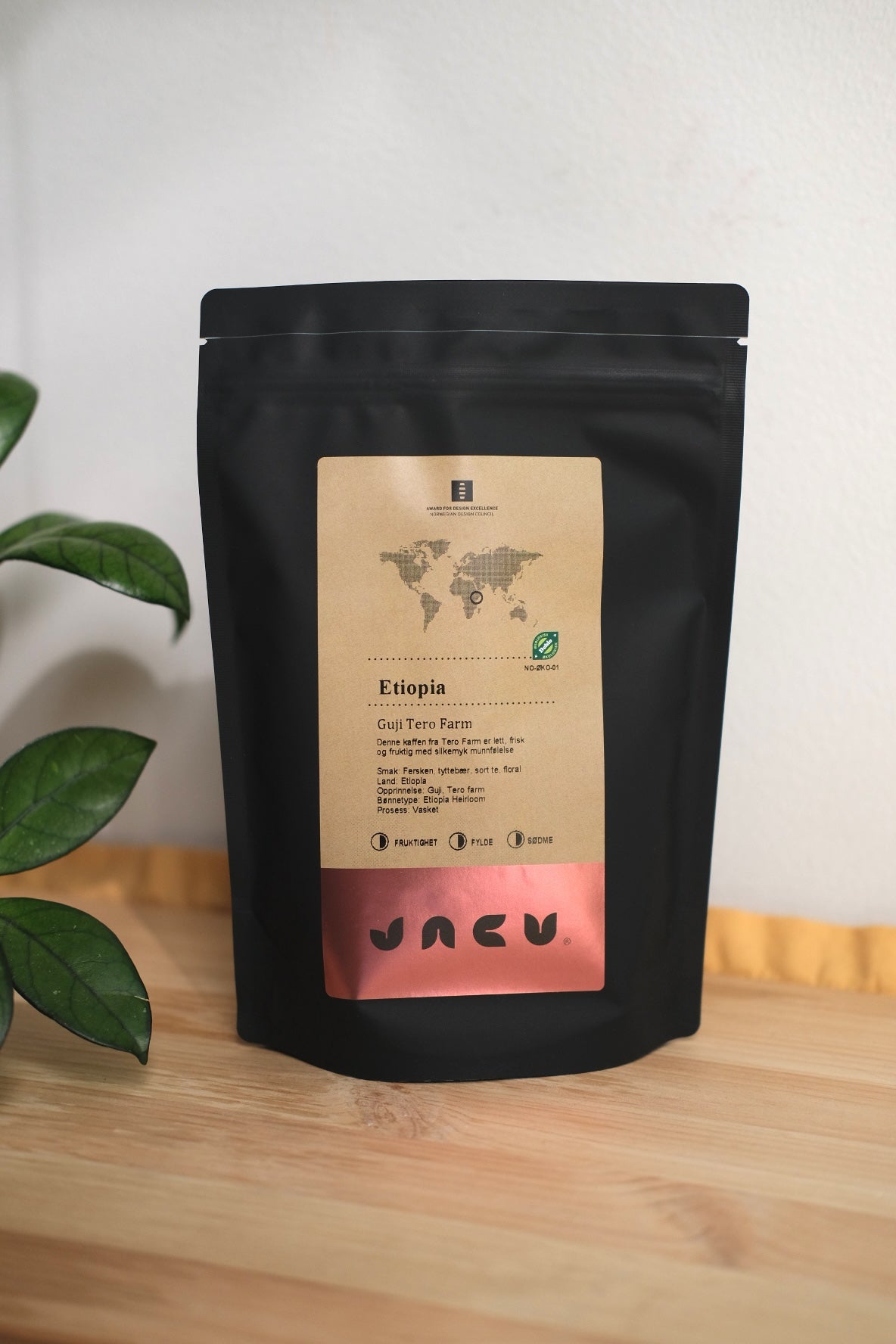 Kaffebønner - Etiopia Guji Tero Farm - økologisk - 250g
