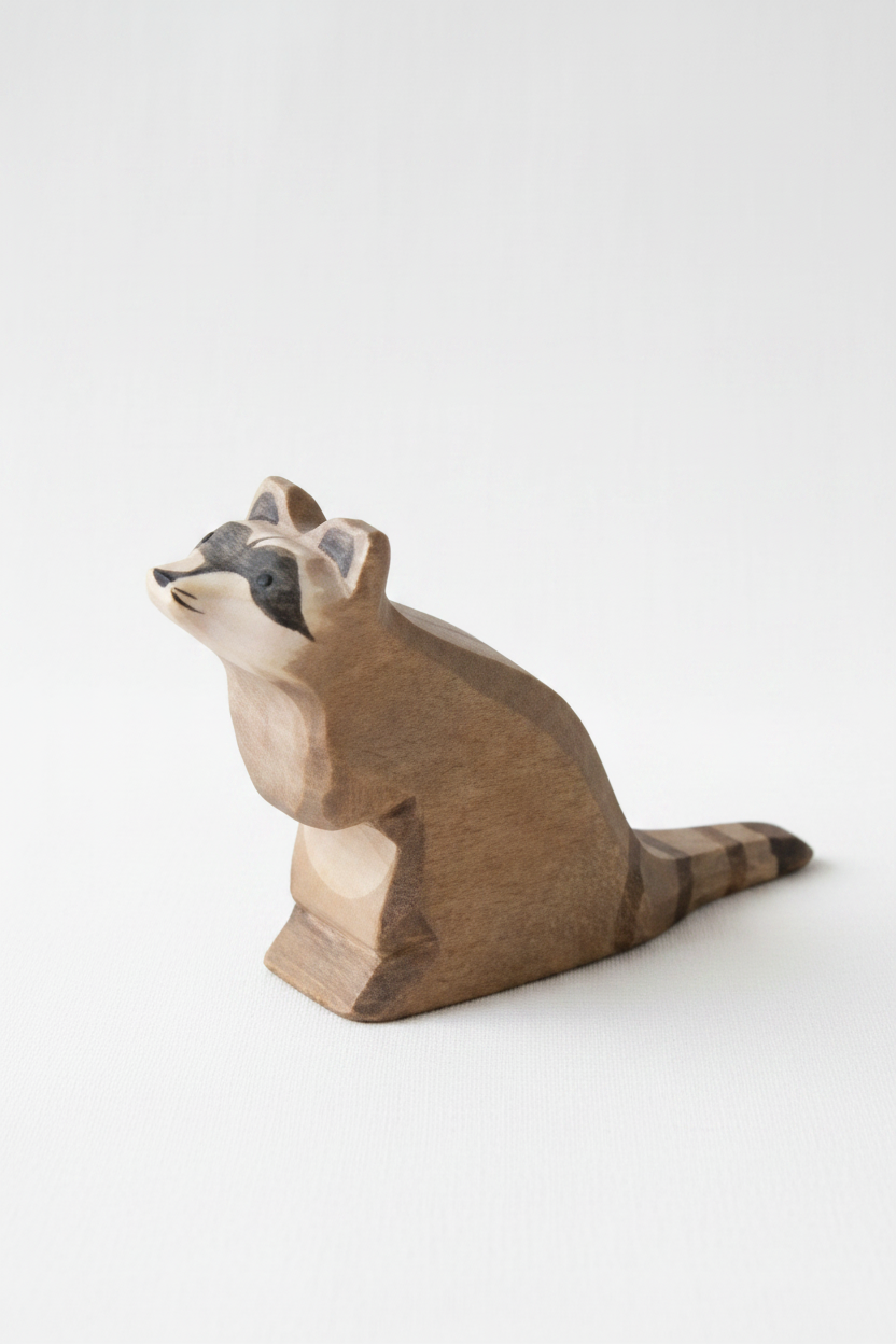 Raccoon sitting – ny referanse
